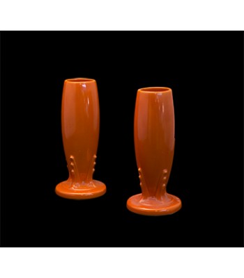 SOLD - Fiestaware Poppy Vases (as-is)
